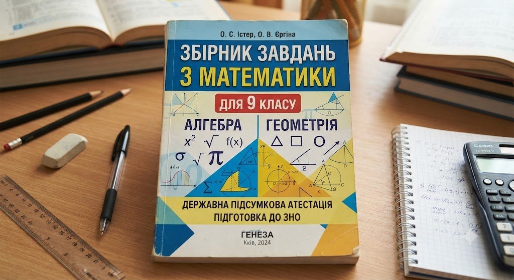 Істер, Комаренко 2022: відповіді до збірника завдань з математики для 9 класу — алгебра і геометрія з розвʼязаннями