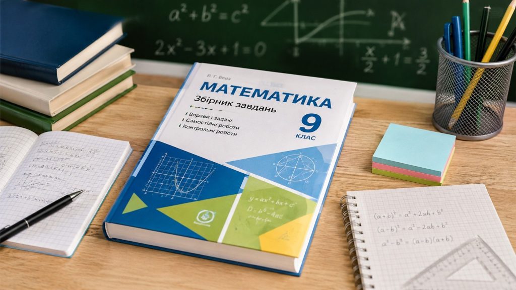 Математика 9 клас (Бевз): як користуватися збірником завдань для підготовки