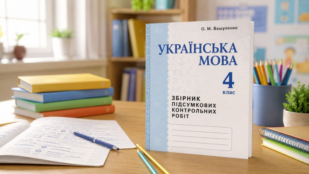 Українська мова 4 клас (Вашуленко): робота зі збірником підсумкових контрольних