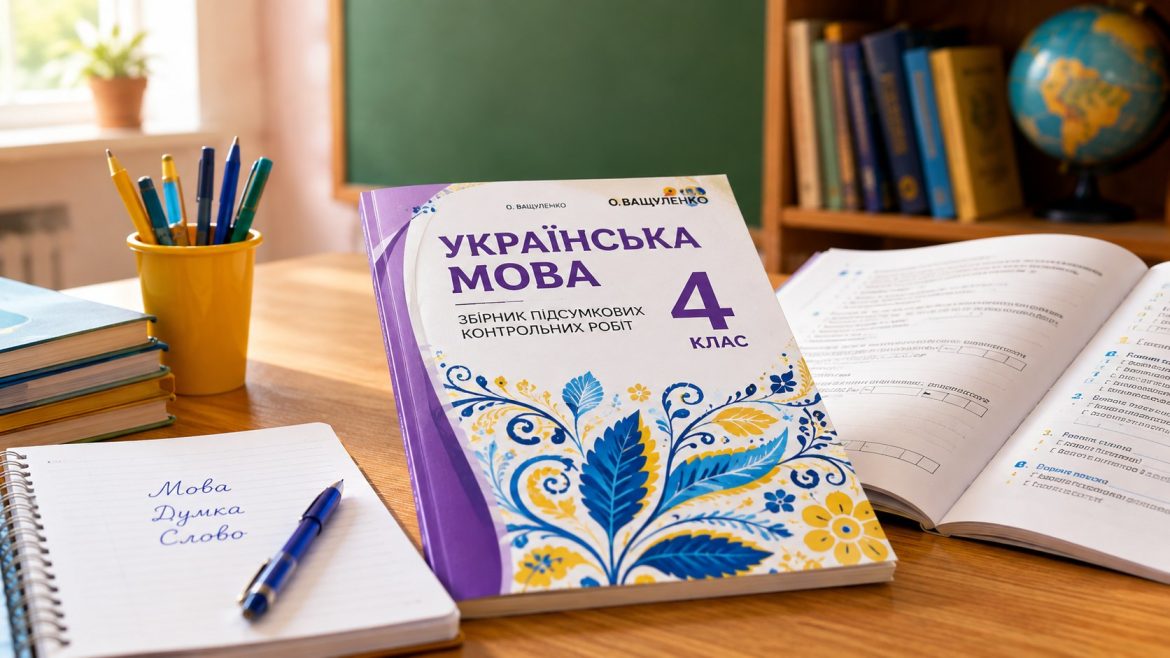 Посібник Вашуленка — один із найвідоміших для початкової школи. Пояснюємо структуру збірника контрольних з української мови та читання, режим підготовки і роботу з відповідями.